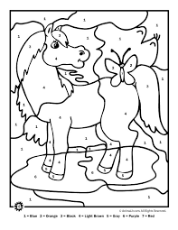 Color By Number Farm Animal Coloring Pages Animal Coloring Pages Coloring Pages