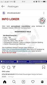Lowongan bkk mitra industri mm2100. Loker Temanku Bkk Mitra Industri Silahkan Yg Minat Bisa Facebook