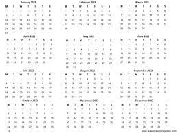 Free 2022 Printable Calendar Template