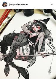 Witch Kep Art Witch Art Drawings