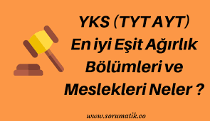 Tm olarak da bilinen eşit ağırlık alanı, kendi puan türünde pek çok bölüme sahip. En Iyi Esit Agirlik Tm Bolumleri Ve Meslekleri