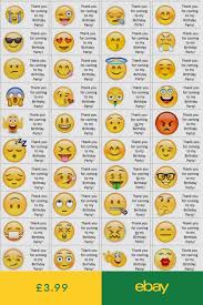 Favours Party Bag Fillers Home Furniture Diy Ebay Personalized Emoji Emojis Meanings Emoji Dictionary