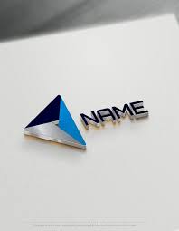 Free Geometric Logo Maker Online Triangle Logo Design Minimalist Logo Design Geometric Logo Logo Maker