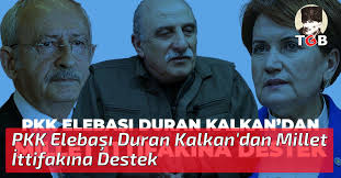 PKK Elebaşı Duran Kalkan'dan Millet İttifakına Destek