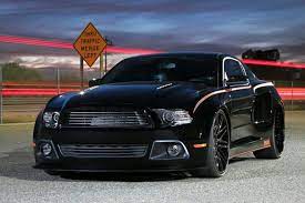 Rrtp Customs Widebody Mustang Rides Magazine Black Mustang Widebody Mustang Mustang