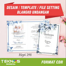 Download template undangan pernikahan islami cdr : Desain Undangan Pernikahan Cdr