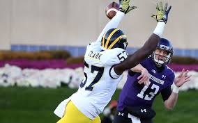 In 2011, as a true freshman, he played in twelve games, mostly on special teams, recording 10 tackles. Michigan De Frank Clark Jailed On Suspicion Of Domestic Violence Cbssports Com