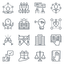 Business And Employment Icon Set By Howcolour On Creativemarket Business Infographic Business Icon Icon Set
