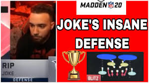 Madden 20 Jokes S Insane Defense That Won Him The Madden Bowl And Held Dcroft Scoreless Youtube