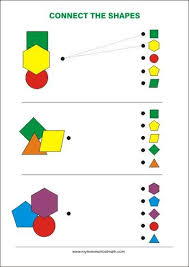 Connect The Shapes Free Printable Worksheet Figur Ground Reco Visual Perception Activities Visual Discrimination Activities Visual Perceptual Activities