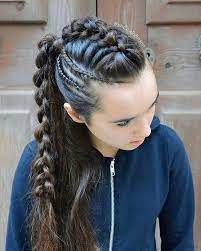 Braids Women Hairstyle Viking Braids Women Viking Braids Women Viking Braids Women Viking Hair Hairstyle Curly Hair Styles