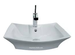 sienna white vessel sink top mount
