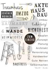 Stempel Set Hausbau Akte Hausbau Haus Bauen Geldgeschenk Hausbau Fotobuch