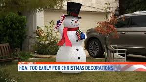 Maybe you would like to learn more about one of these? Too Soon Festive Family Told To Take Down Christmas Decorations Woai
