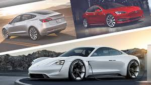 2020 Porsche Taycan Vs Tesla Model S Model 3 How Do They