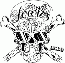 40+ candy skull coloring pages for printing and coloring. Candy Skull Coloringes Printable Dragon For Kids Girly Free Stephenbenedictdyson Coloring Library