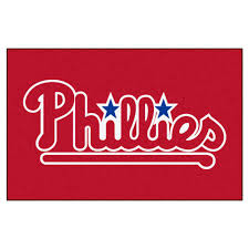 Fanmats Mlb Philadelphia Phillies 1 Ft 7 In X 2 Ft 6in Starter Mat Area Rug 6453 The Home Depot In 2020 Phillies Philadelphia Phillies Team Colors