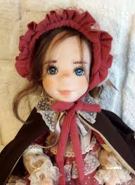 Handmade heirloom fabric doll for sale