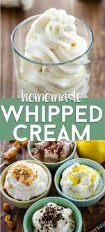 Perfect Whipped Cream Recipe With Extra Flavors Crazy For Crust Recipe Recipes With Whipping Cream Perfect Whipped Cream Homemade Whipped Cream Recipe