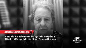 Nota de falecimento Sra. Bárbara de Fátima Cunha aos 61 anos