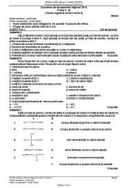 En fait, avant de passer l'examen, les étudiants entendent très souvent des histoires horribles sur les difficultés de cette matière. Subiecte Chimie Bac 2016 Avem Subiectele CerinÈe Èi Barem La Chimie OrganicÄ Èi AnorganicÄ La Bac
