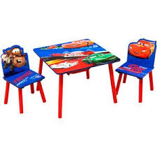 Disney Cars Storage Table And Chairs Set Table And Chair Sets Toddler Table Car Table