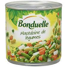 But traditionally it was also applied to assorted diced fruits. Bonduelle Macedoine Vegetables 400g Holland Supermarket