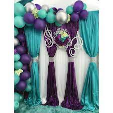 Absolutely Amazing Pecock Decor Purple Turquoise Silver Green Diamant Du Pa Purple And Silver Wedding Purple Wedding Decorations Purple Turquoise Wedding