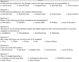 Which of the following is/ are the drawbacks of ring topology? Computer Networking Multiple Choice Questions And Answers Mcqs Pdf Matterhere