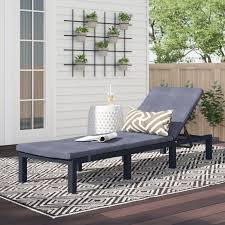 Anthonyville Outdoor Adjustable Reclining Chaise Lounge In 2020 Double Chaise Lounge Chaise Lounge Chaise Lounge Chair