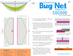 The hammock half bug net is not for the faint of heart. Bug Netting Diy Gear Supply