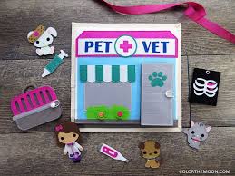 Pet Vet Quiet Book Page Quiet Book Felt Quiet Books Quiet Book Patterns