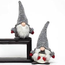Decorative Gnome Couple Figurine Set Set Of 2 Girl Gnome Gnomes Crafts Gnomes