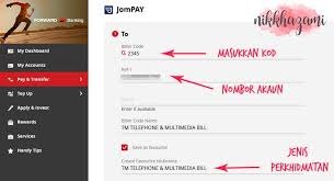 Cara pembayaran bil singer di mesin atm bsn,cdm bsn #bayarsinger #cdmbsn singer boleh di bayar di mesin atm bsn(mesin. Cara Bayar Bil Astro Tm Unifi Tnb Air Dengan Jompay Cimb Nikkhazami Com
