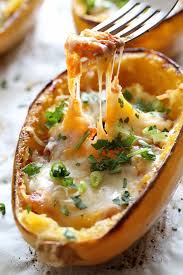 Spaghetti Squash Enchilada Boat Recipe Skinnytaste Recipe Skinny Taste Recipes Recipes Food