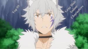 Anime kuroshitsuji black butler undertaker under taker silver white long straight heat resistant synthetic hair cosplay costume. Male Anime Characters With Grey Hair