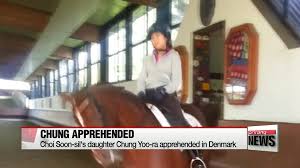 She competed in the 2014 asian games, where her team won a gold medal. Chung Yoo Ra Daughter Of Choi Soon Sil Apprehended In Denmark Video Dailymotion
