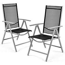 Giantex Set Of 2 Patio Folding Chairs Adjustable Reclining Indoor Outdoor Garden Pool In 2020 Folding Chair Outdoor Patio Chairs Folding Beach Chair