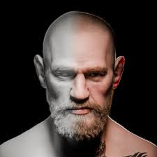 Impossible Is Nothing, Muhammad Ali I always wanted to do a 3-D head or  skull to see it the material will allowed it. This is my first 3-D piece  using only license