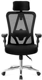Ticova Ergonomic Office Chair With Adjustable Headrest Armrest And Lumbar Support High Back Mesh Office Ergonomic Office Chair Office Chair Ergonomic Chair