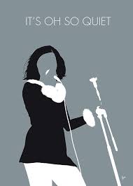 Bjork Oh So Quiet Official Video No187 My Bjork Minimal Music Poster Music Poster Music Illustration Music Stickers
