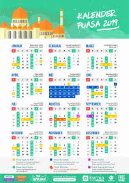Kalender Puasa Sunnah 2019 Pdf Jpg Png
