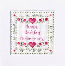 The goal behind stitch and bobbin is simple: Wedding Anniversary Cross Stitch Cards