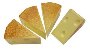 Emmentaler cheese originates from the swiss emmental valley in the bern canton. 4 Emmentaler Kaseecken Kase Hohlattrappen Food Model