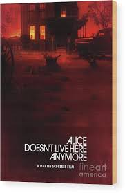 Alice Doesn't Live Here Anymore Wood Print by Bo Kev - Fine Art America