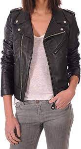 Chic Leather Farm Women S Lambskin Leather Bomber Biker Jacket Womens Coats Jackets 129 Top10bes Leather Jacket Zipper Leather Jackets Women Leather Jacket