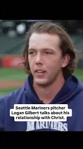 Seattle Mariners pitcher Logan Gilbert talks about his relationship with  Jesus Christ. , : @cbnsports_ , #jesus #logangilbert #seattle #mariners  #baseball #mlb