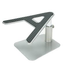 Mind Reader Metal Laptop Riser A Shaped Adjustable Desk Top Stand For Laptop Monitor Imac Macbook Black Laprise Sil The Home Depot Adjustable Desk Mind Reader Macbook