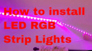 Protect your home by hanging christmas step 3: How To Install Led Rgb Strip Lights On Wall Youtube