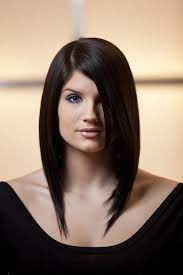 Long Asymmetrical Bob No Layers In The Front My Bangs Are A Bit Shorter Hair Styles Long Bob Haircuts Hair Styles 2014